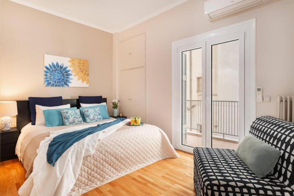 Stylish King Size Bed Apt Steps From Acropolis By Ghh Athens Luaran gambar